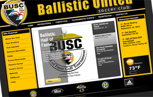 Ballistic United Soccer Club - Includes Online Store!